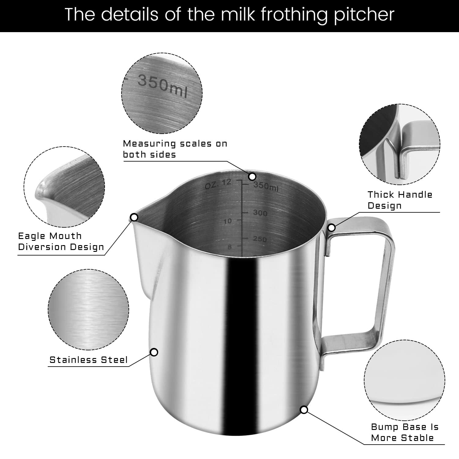 51mm Coffee Tamper Set Barista Kit for Portafilter Machine Wooden Espresso Ta...