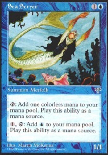 MTG - Sea Scryer - Mirage - NM, English Magic FLAT RATE SHIP