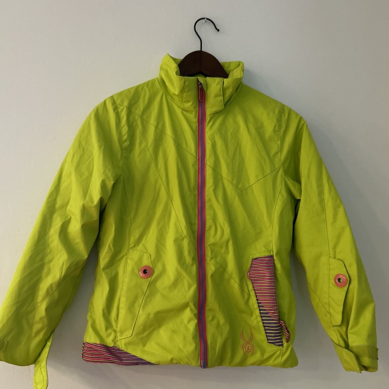 Spider Girl Ski Jacket Coat Green 10