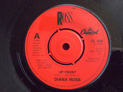 Diana Ross - Up front / Love or loneliness   UK Capitol 45