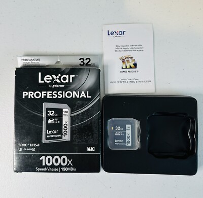 Lexar Professional 1000X 32GB SDHC Uhs-II Card