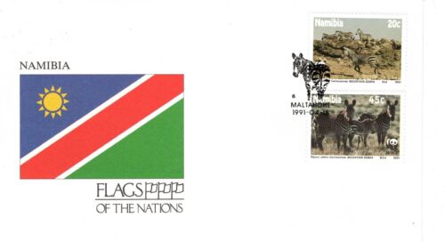 FDC Namibia Sonderstempel Zebramotiv 1991 - Bild 1 von 1