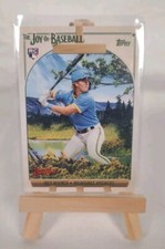 Joey Wiemer 2023 Topps X Bob Ross Easel Joy of Baseball #21 Parallel SSP 