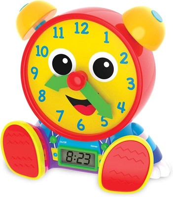 The Learning Journey - Telly Jr. Teaching Time Clock - Primary Color -... 