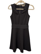 41 Hawthorn Smoke Gray Sleeveless V-Neck A-Line Knit Dress Size XS