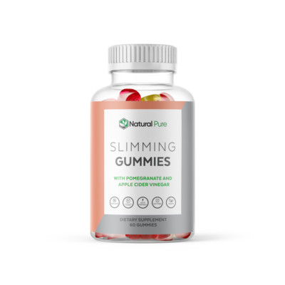 Slimming Gummies With New Pomegranate and Apple Cider Vinegar 60ct