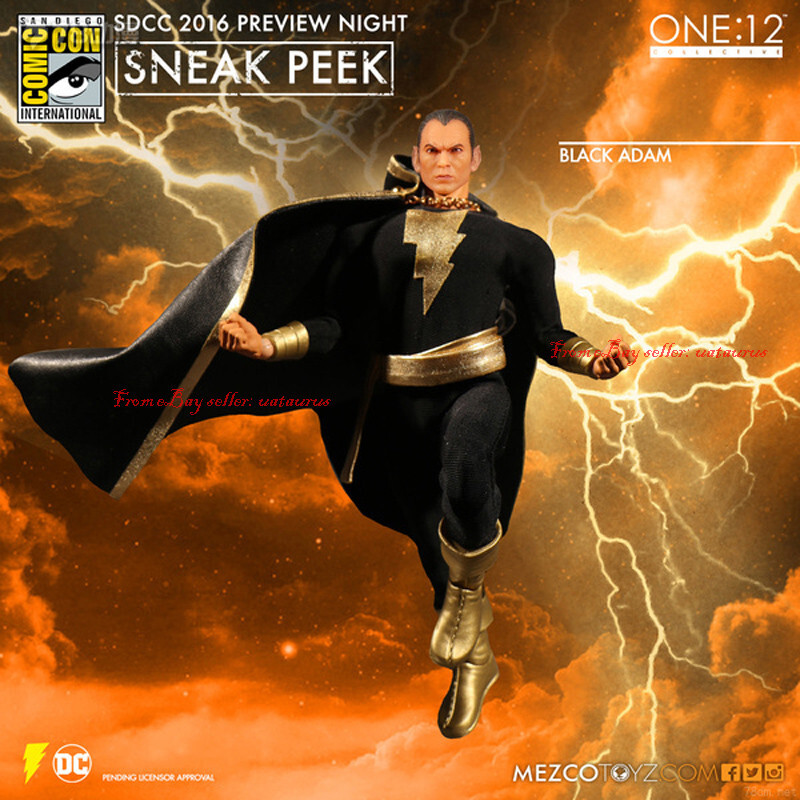 Mezco toyz 1/12 Dc Comics Black Adam Action Figure In Stock New
