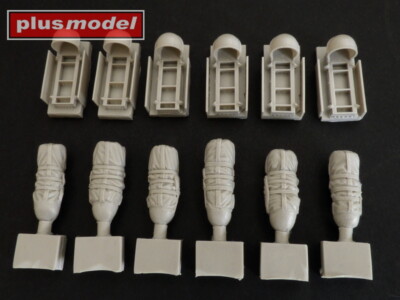 MW22 PLUSMODEL AL7046 C-47 SKYTRAIN RACKS FOR DROP CONTAINERS ACCESSORIES  1/72