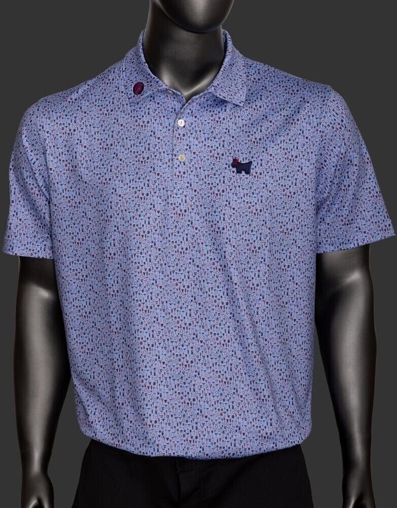 Scotty Cameron Peter Millar TOUR Golf Polo Scotty Bull Dog Scotty Cameron Peter Millar TOUR Golf Polo Scotty Bull Dog