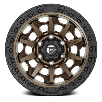 FUEL BRONZE/BLACK RIM FALKEN WILDPEAK RT TIRE 33125017 FIT TOYOTA