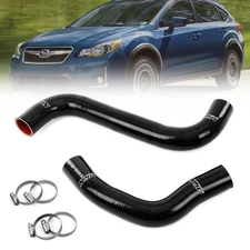 HPS Black Silicone Radiator Hose Kit For 12-16 Impreza 2.0/13-17 Crosstrek 2.0NA