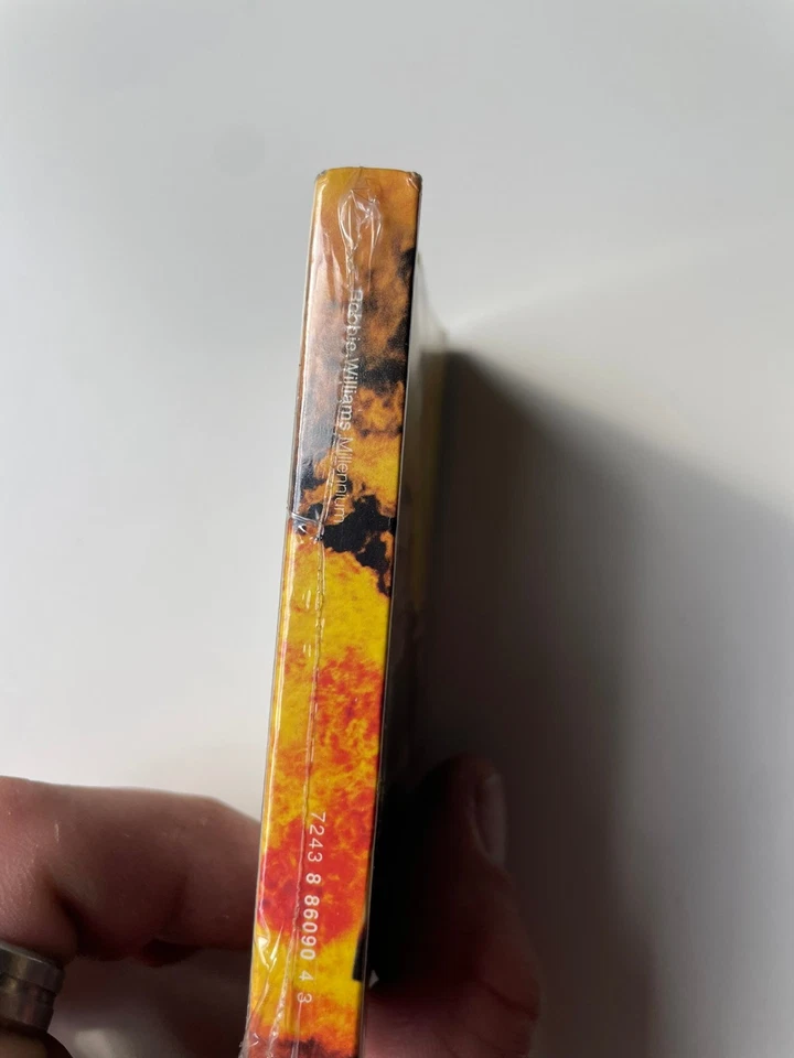 Robbie Williams, Millennium/Angels Cassette Tape single (Chrysalis, 1998) SEALED - Image 2 of 4