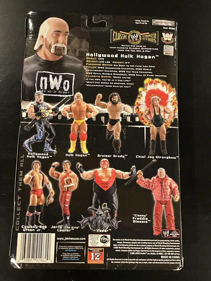 Jakks WWE 2005 Classic Super Stars Serie 8 Hollywood Hulk Gan Foto 4 de 4