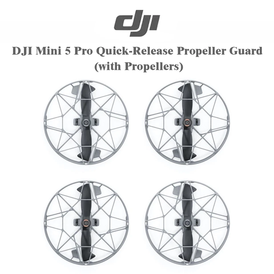 DJI Mini 5 Pro Quick-Release Propeller Guards w/Props – Mag Merge Storage&Safety