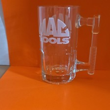 Mac Tools Clear Glass Advertising Mugs Set With Logo And Unique Handle Design