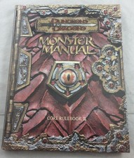 Dungeons  Dragons d20 Monster Manual Core Rulebook III TSR11552 D D