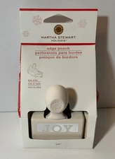 Martha Stewart Holidays Edge Punch “JOY” New in Package Continuous DieCut Border