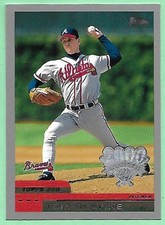 2000 Topps Opening Day Baseball Tom Glavine #111 Atlanta Braves👍