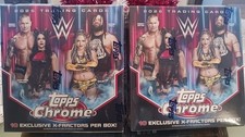 2026 Topps Chrome WWE Mega Box Bundle (2) Sealed + BONUS Salinas Auto 20 X-Fract