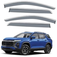 Compatible with 2025 Chevy Equinox NOT for EV Window Deflectors OEM-Style
