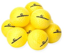Limited Flight Practice Foam Golf Balls   Realistic Spin, 24 Balls Yellow