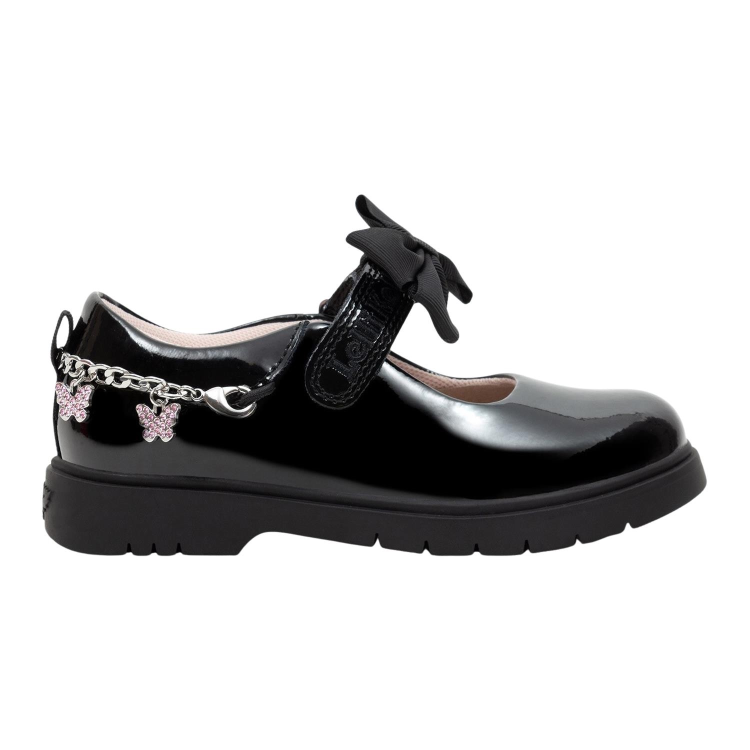 Lelli Kelly LK8993 NE03 Isabella Black Patent School Shoes