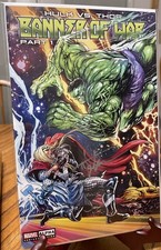 HULK VS THOR BANNER OF WAR ALPHA #1 TYLER KIRKHAM Signed COA MARVEL COMICS 2022