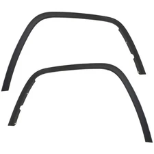 Fender Flares Set For 2011-2016 Jeep Grand Cherokee Front Black Plastic 2Pc