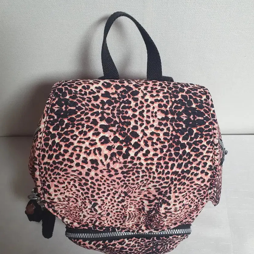 Kipling Leopard Pattern Backpack - Pink & Black A… - image 8