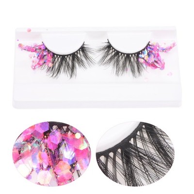 Glitzer Wimpern Extensions Verlängerungen Gefälschte Fancy Lashes