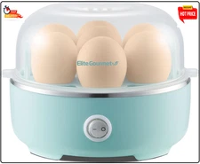 EGC115B Easy Egg Cooker Electric 7-Egg Capacity Medium Egg Cooker Classic Black