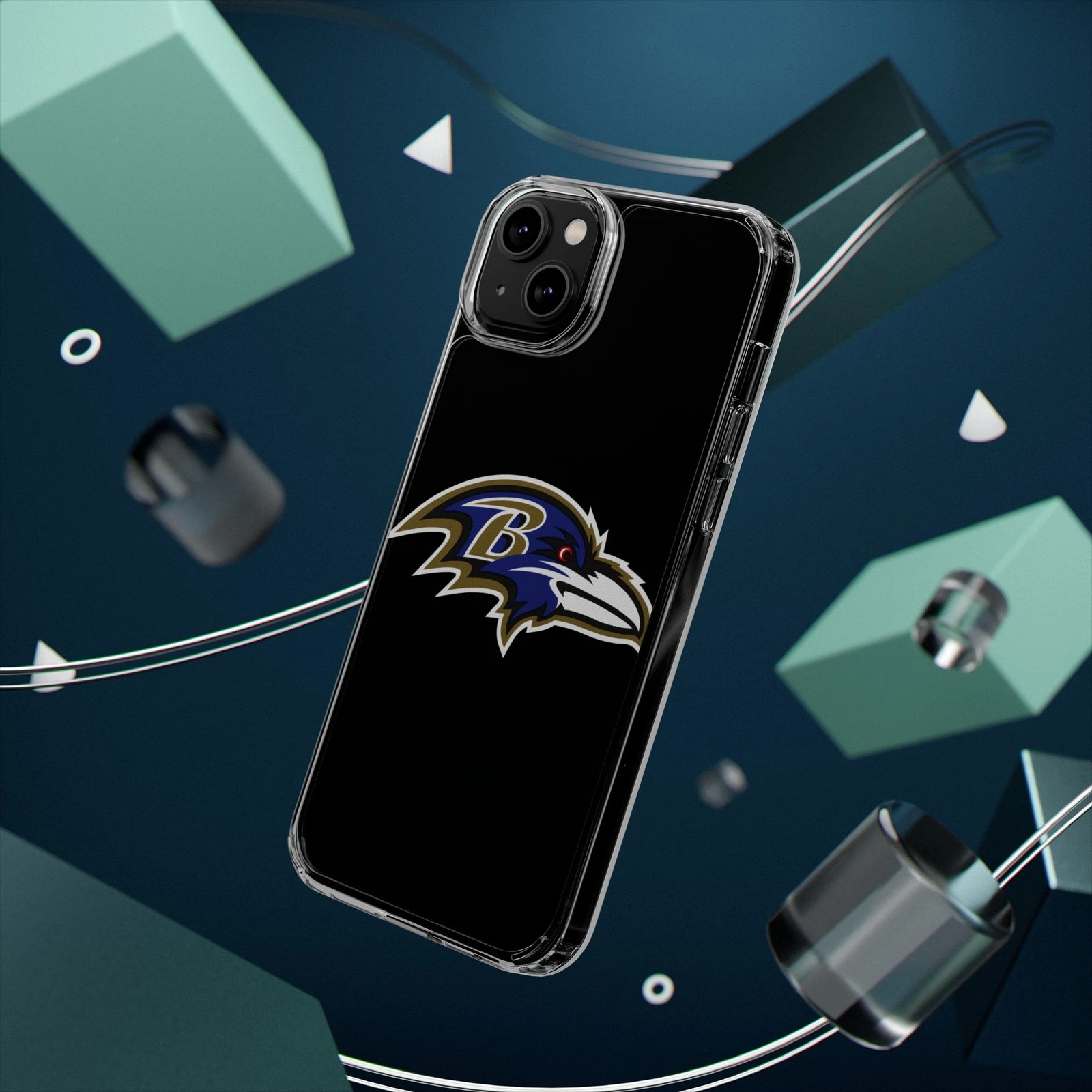 Baltimore Ravens Clear Phone Case for iPhone