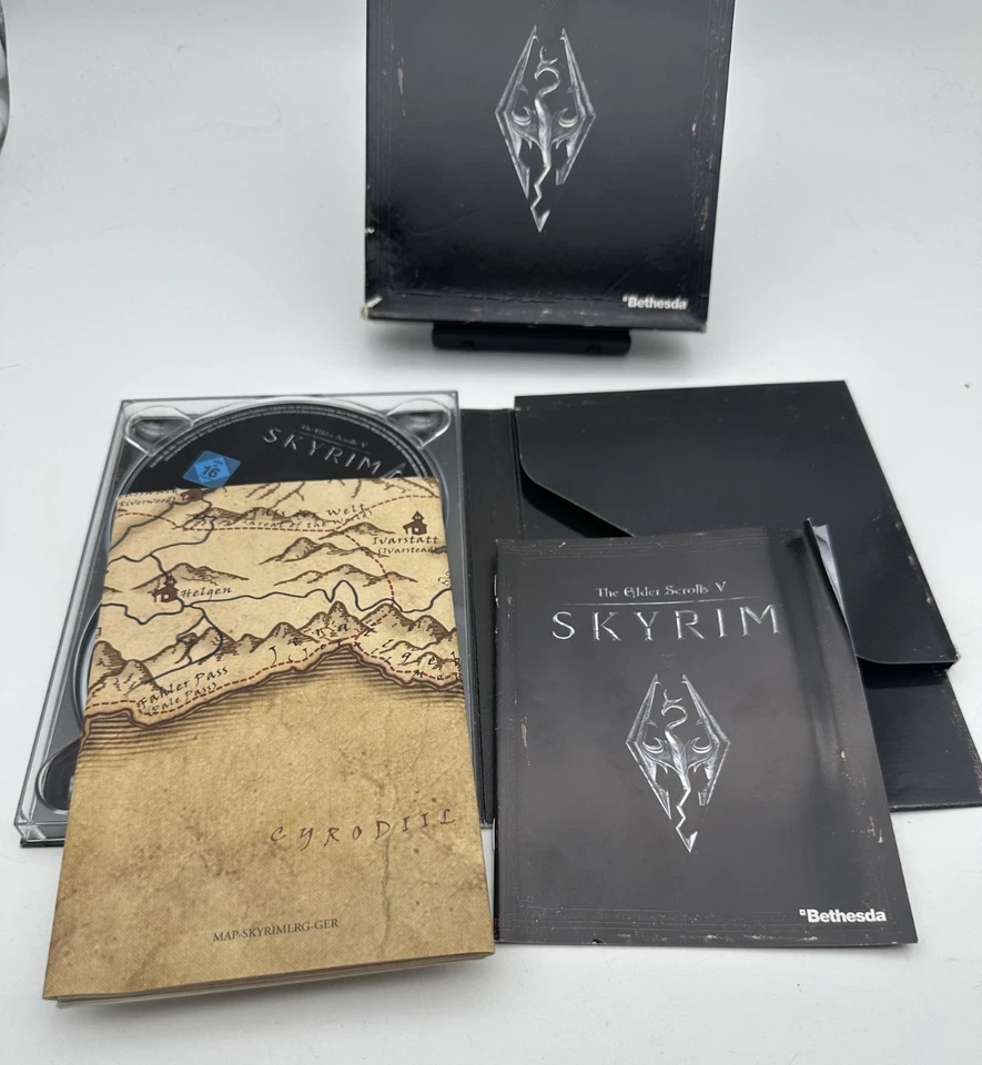 Playstation 3 PS3 Skyrim The Elder Scrolls V + Karte  aus Collector's Edition - Bild 3 von 3