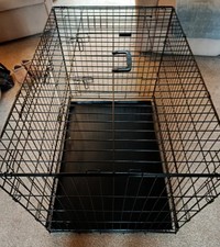 Large Dog Crate Pet-Friendly 92 x 62 x 62 Cm Folding Cage