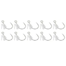10pcs Live Shrimp Hooks Set with Luminous Design and Soft Silicone Band