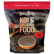 Blue Ridge Koi Fish Food 5lb Color  Growth Floating Pellets for Koi  Goldfish