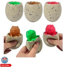3 PCS Set Squeeze Toys Squishes Toy Decompression Colorful Evil Dinosaur Pop ...
