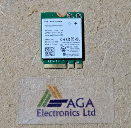 Intel Dual Band Laptop Wireless WiFi Karte. Modell: 8260NGW