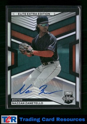 2023 Panini Elite Extra Edition #14 Nazzan Zanetello Signatures