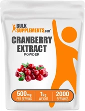 BulkSupplements Cranberry Extract Powder - 500mg per Serving