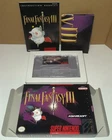 1994 Nintendo SNES FINAL FANTASY III High Grade Cart & Manual No Map Made in JPN