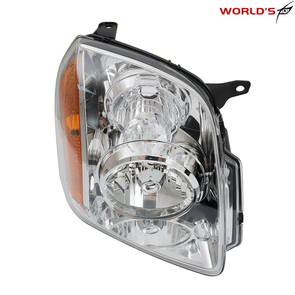 For GMC Yukon Denali XL1500 2500 2007-2014 Amber Headlamp Headlight Left+Right - Image 3 of 4