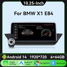 F�r BMW X1 E84 Drahtlos Carplay Android14 Autoradio SWC GPS Navi iDrive 2009-15