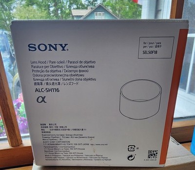Sony ALC-SH116 Lens Hood for Sony E 50mm f/1.8 OSS Lens