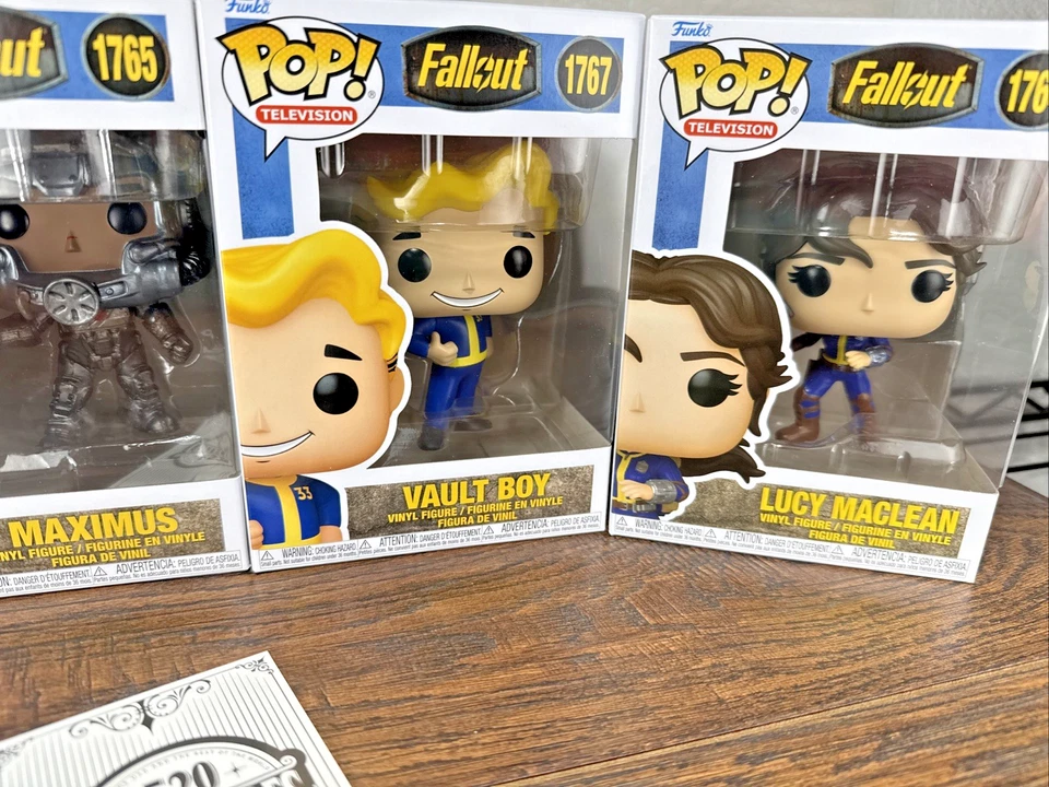 Fallout Funko Pop! ¡Juego de 4!  Nuevo en caja con protectores blandos Foto 3 de 4