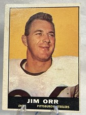 1961 Topps Jimmy Orr RC Pittsburgh Steelers #108 EX