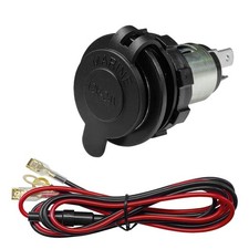 Cigarette Lighter Socket Dc 12v Car Power Outlet Socket Replacement 1pc