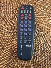 Genuine RCA Universal Remote Control For TV VCR Multi-Brand Black Tested Works