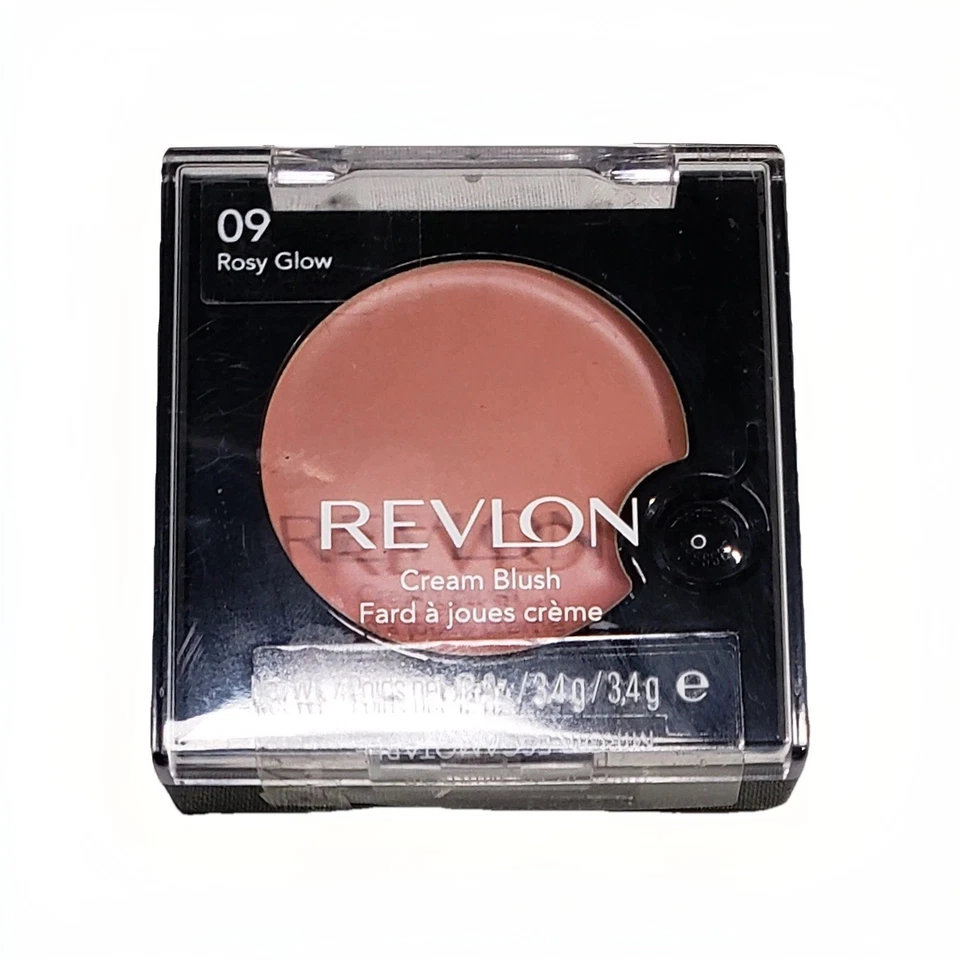 REVLON Cream Blush 09 ROSY GLOW 6321-09 w pop up mirror rare 0.12 oz 3.4 g NEW - Image 4 of 4