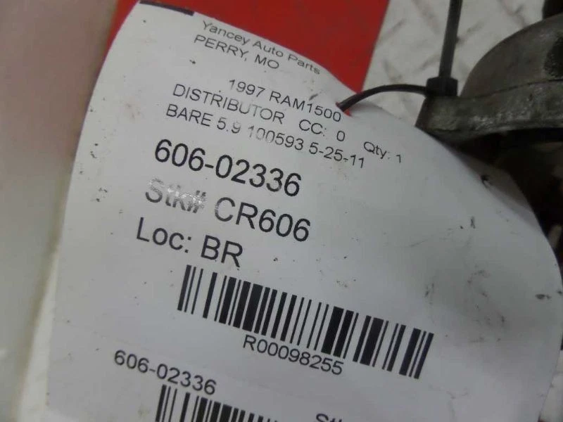94 95 96 97 DODGE RAM 1500 PICKUP DISTRIBUTOR 8-318 5.2L 98255 Foto 3 de 3